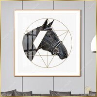 Tranh Vuông Hắc Mã ZV48C2615