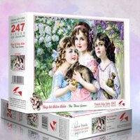 Tranh xếp hình 247 mảnh Tia Sáng - Búp bê thiên thần