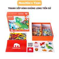 Tranh Xếp Hình MyndToys Khủng Long Tiền Sử Cho Bé Từ 3.5 Tuổi - Go Up Puzzle Level 4 Dino Series