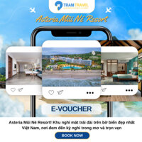 [Trani Travel] E-Voucher Asteria Mũi Né Resort