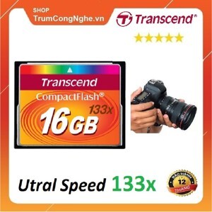 Thẻ nhớ Transcend CF 133x  - 16GB