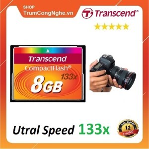 Thẻ nhớ Transcend CF 133x type I - 8GB