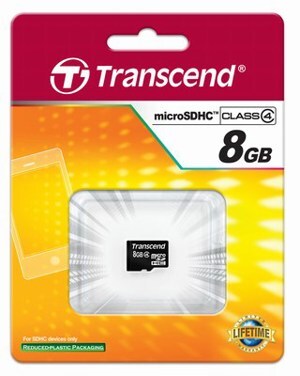 Thẻ nhớ Transcend micro SDHC Class 4 - 8GB