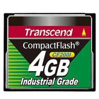 Transcend CompactFlash 4GB CF200I Industrial Grade 4g Memory Card use for camera