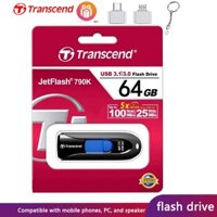 Transcend USB Flash Drive 32GB USB Flash Drive 64GB Dung lượng thực USB3.0 Bộ nhớ tốc độ cao Ghi lại cuộc sống đẹp