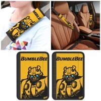 Transformers 2 Chiếc Bọc Ghế Ô Tô Dây Đeo Vai Dây An Toàn Đen Neoprene Tự Động Thắt Lưng An Toàn Bảo Vệ Vai