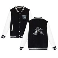 Transformers Silver Figure Baseball Coat Bomber Jacket Sport Uniform Outwear for Men Women