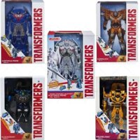 Transformers Toys TAKARA TOMY Movie 4 Transformers Series Silver Optimus Prime Steel Lock Confinement Hobby Gift