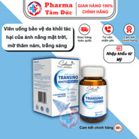 Transino White - Viên uống bảo vệ da khỏi tác hại của ánh nắng mặt trời, làm mờ thâm nám, trắng sáng