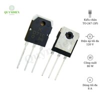 Transistor D718 KEC Lưng Đồng Mạ Niken - 1 Cây 30 Cái