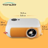 Transjee A10 MINI Projector Home Cinema Portable Theater 3D LED Videoprojector High Quality Beamer 4K 1080P Via HD Port