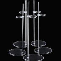 Transparent Display Frame for Barbie Doll Stand Holder Accessories Toys for Girls 1/6 Bjd Waist Support Assist Adjustabl