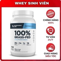 Transparent Labs 100% Grass-Fed Whey Protein Isolate - 2lbs ( 30 Servings )