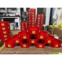 TRÁP CƯỚI HỎI LỤC GIÁC GỖ THỊT CHỐNG NƯỚC ĐỎ TƯƠI