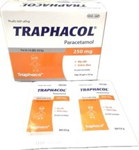Traphacol 250mg( giống hapacol-hộp/24 gói)