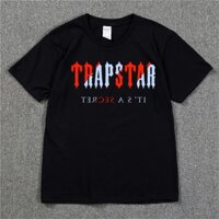 Trapstar London Undersea Màu In Áo Thun Nam Thoáng Khí Đường Phố Cotton T