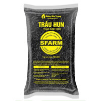 Trấu hun nguyên cánh đóng bao SFARM 50dm3 (50lít)