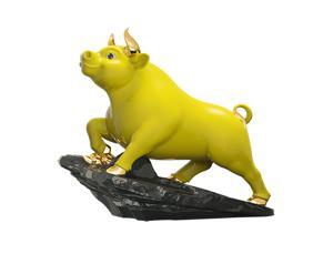 Trâu Thịnh Vượng 25cm - Trang trí vàng 24k