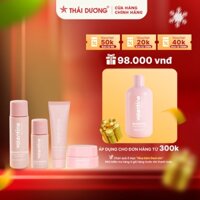 Travel kit 4 sản phẩm Valentine: Combo Kem dưỡng + Serum AH8 + Sữa rửa mặt + Toner chăm sóc da mềm mượt, sáng hồng
