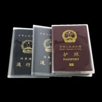 Travel passport bìa bảo vệ trong suốt thẻ bảo vệ ở nước ngoài bìa bảo vệ đa chức năng bìa hộ chiếu mờ vỏ hộ chiếu / hộ chiếu hộ chiếu