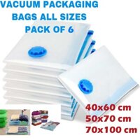 Travel Vacuum Bag Storage Reusable Vacum Seal Bags Space Saving Storage Bag Compression Bag Seal Bags Vacum Bag