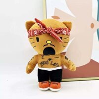 Travis Scott Plush Hello Kitty As Plushy DollPlushies Stuffed Toys Soft Cute Kids  Birthday Gifts Bedroom Decoration