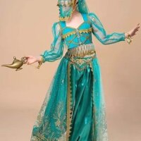 Trẻ Em Ấn Độ Trình Diễn Trang Phục Và Trang Phục Công Chúa Pasha Tân Cương Khu Vực Phương Tây Quần Áo Kỳ Lạ Bụng Khiêu Vũ Công Chúa Jasmine