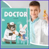 Trẻ Em Bác Sĩ Bộ Đồ Chơi Bác Sĩ Tập Đi 36X Nha Sĩ Cosplay Phụ Kiện Trẻ Em Giả Ống Nghe Cho sarhanvn