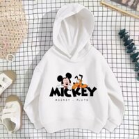 Trẻ Em Bé Gái Hoạt Hình Mickey In Áo Khoác Bé Trai Quần Áo Mùa Thu