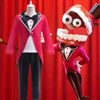 Trẻ Em Bé Trai Hoạt Hình Anime Kỹ Thuật Số Tuyệt Vời Rạp Xiếc Caine In Áo Quần Bộ Áo Khoác Vai Trò Đảng Chơi Trang Phục Hóa Trang Halloween