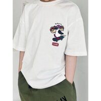 Trẻ Em Chim Cánh Cụt In Hình Hoạt Hình Áo Thun Mùa Hè Bé Trai Trắng Tay Ngắn Bé Gái Hàng Đầu Trung Và Lớn Trẻ Em Cha Mẹ Quần Áo Trẻ Em