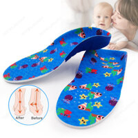 Trẻ Em Chỉnh Hình Đế Cho Chân Phẳng Hỗ Trợ Vòm Cao Chỉnh Sửa OX-Legs Valgus Móng Ngựa Chăm Sóc Bàn Chân Cốc Sâu Giày Đế Miếng Lót