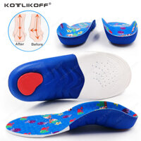Trẻ Em Chỉnh Hình Đế Cho Chân Phẳng Hỗ Trợ Vòm Cao Chỉnh Sửa OX-Legs Valgus Móng Ngựa Chăm Sóc Bàn Chân Cốc Sâu Giày Đế Miếng Lót
