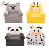 Trẻ Em Có Thể Gập Lại Sofa Giường Ghế Trải Sàn Nệm Nội Thất Có Nắp Có Thể Tháo Rời Hoạt Hình Tựa Lưng Ghế Gấp Giường Cho Phòng Chơi