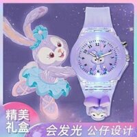 Trẻ em Dạ Quang Sanrio Bộ Sưu Tập Giá Trị Cao Đồng Hồ Hoạt Hình Người Đồng Hồ Quế Chó Cô Gái20241120Mẫu giáo Kuromi Dạ quang