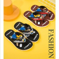 Trẻ em Dép xỏ ngón Nam Mặc ngoài Thời trang Phong cách phương Tây Dép xỏ ngón Dép bé trai Dép đi biển chống trượt 4.1