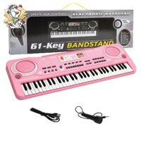 Trẻ Em Điện Tử Bàn Phím Đàn Piano Di Động 61 Phím Organ Có Micro Đồ Chơi Giáo Dục Nhạc Cụ Quà Tặng Cho Trẻ Em Mới Bắt Đầu HY