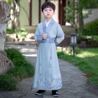 Trẻ Em Hanfu Hanfu Trẻ Em Nam Đường Triều Đại Bé Trai Hanfu Phong Cách Trung Hoa Trang Phục Cổ Thiếu Niên Anh Hùng Nhỏ Mùa Hè Phong Cách Mỏng Cổ Phong Cách Trung Hoa