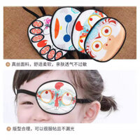Trẻ Em Hoạt Hình Mặt nạ Mắt Cyclops Một Mắt Chứng Giảm Thị Lực Huấn Luyện Strabismus Chỉnh Áp Lực Ức Chế Kính Bao Một Mắt Y Tế Miếng Dán Mắt✪1.6