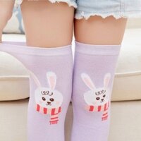 Trẻ Em Kéo Dài Đầu Gối Cọc Tất Vớ Trên Đầu Gối Tất Bé Gái Dài Chân Bảo Vệ Chân Phòng Điều Hòa Kee