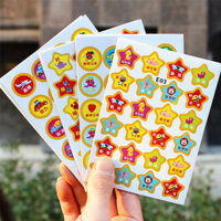 Trẻ Em Khen ngợi Phần Thưởng Dán Hoạt Hình Giáo Viên Mẫu Giáo Khuyến khích Dán Học Sinh Tiểu Học Ngôi Sao Đầy Màu Sắc Giấy Dính C2.26