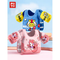 Trẻ em không bơm hơi Áo phao nổi cho bé mới bắt đầu tay bơi nước nổi vòng tay tay tay áo nước bọt phù hợp với Bể bơi mùa hè cần thiết