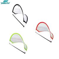 Trẻ em khung thành bóng đá cho sân sau 2.7 'x 1.6' xách tay Lưới bóng đá thiết bị đào tạo với balo du lịch gấp gọn cho thanh thiếu niên thể thao ngoài trời trò chơi