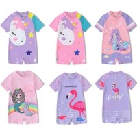 Trẻ Em Kỳ Lân Áo Tắm Bé Gái Mùa Hè Trung Và Lớn Trẻ Em Mới Cao Cấp Bảo Vệ Cho Trẻ Em Bảo Thủ Đồ Bơi 551