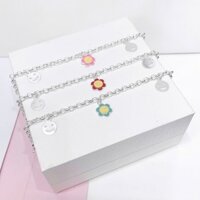 [Trẻ Em] Lắc Tay Mo Mix Charm Mặt Hoa Chuẩn Bạc Ta cho Bé