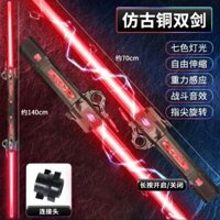 Trẻ Em Laser Thanh Kiếm Dạ Quang Dao Có Thể Thu Vào Thanh Kiếm Ngôi Sao Đồ Chơi Bé Trai Chiến Tranh Giữa Các Vì Sao Trọng Lực Nhiều Màu Sắc