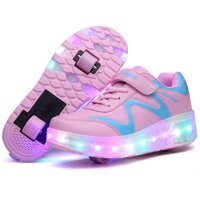 Trẻ em LED Giày Trượt Patin 2 bánh Giày Thể Thao
