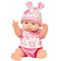 Trẻ em mô phỏng Búp bê đồ chơi cô gái mềm em bé ngủ em bé biết nói búp bê thông minh Trang phục Vải