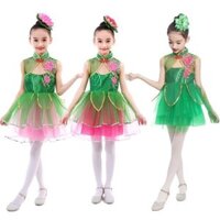 Trẻ Em Mới Hoa Nhài Trang Phục Khiêu Vũ Xiaohe Thanh Lịch Demeanor FARCENT Lotus Pond Moonlight Lotus Dance