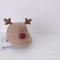 [Trẻ em] Mũ len sưng hườu cho bé (Vòng đầu 49-52cm)